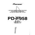 PIONEER PDF958 Owner's Manual cover photo