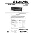 SONY XRC2200 Service Manual cover photo