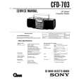 SONY CFD703 Service Manual cover photo