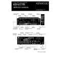 KENWOOD KR-V77R Service Manual cover photo