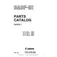 CANON DADF-H1 Parts Catalog cover photo