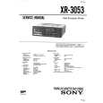 SONY XR3053 Service Manual cover photo