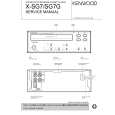 KENWOOD XSG7 Service Manual cover photo