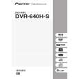 PIONEER DVR-640H-S/RAXV5 Owner's Manual cover photo