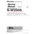 PIONEER S-W250S/MYSXTW5 Service Manual cover photo