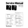 TECHNICS SB-2133 Service Manual cover photo