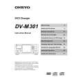 ONKYO DVM301 Owner's Manual cover photo