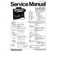 TECHNICS SX-E22 Service Manual cover photo