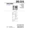 SONY SRSZ510 Service Manual cover photo