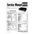 TECHNICS SA6000X Service Manual cover photo