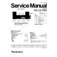 TECHNICS SECA1060 Service Manual cover photo