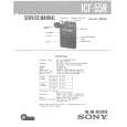 SONY ICF55R Service Manual cover photo