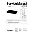 TECHNICS SLP111 Service Manual cover photo