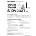 PIONEER S-DV232T/XCN Service Manual cover photo