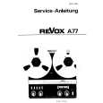 REVOX A77 Service Manual cover photo