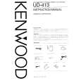 KENWOOD RXD-F41 Owner's Manual cover photo