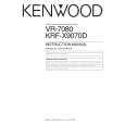 KENWOOD VR7080 Owner's Manual cover photo