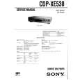 SONY CDPXE530 Service Manual cover photo