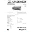 SONY CDX-1300 Owner's Manual cover photo