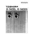 TOSHIBA R1400L/S Service Manual cover photo