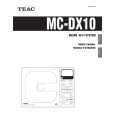 TEAC MC-DX10 Owner's Manual cover photo