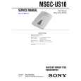 SONY MSGCUS10 Service Manual cover photo