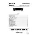 MARANTZ 74CC-52 Service Manual cover photo