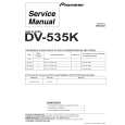 PIONEER DV-535K Service Manual cover photo