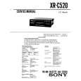 SONY XR-C520 Service Manual cover photo