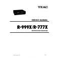 TEAC R-777X Service Manual cover photo
