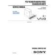 SONY PCVRX80DS Service Manual cover photo