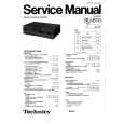 TECHNICS SU610 Service Manual cover photo
