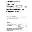 PIONEER KEH-P4020R/XM/EW Service Manual cover photo