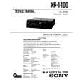 SONY XR-1400 Service Manual cover photo