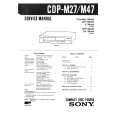 SONY CDPM26 Service Manual cover photo