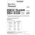 PIONEER DEH-343R/X1P/GR Service Manual cover photo
