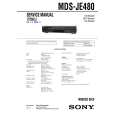 SONY MDSJE480 Service Manual cover photo