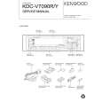 KENWOOD KDCV7090R Service Manual cover photo