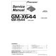 PIONEER GM-X544/XR/ES Service Manual cover photo