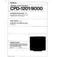 SONY CPD-1201 Owner's Manual cover photo