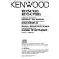 KENWOOD KDCCPS85 Owner's Manual cover photo