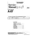 PIONEER A07 Service Manual cover photo