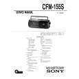 SONY CFM-155S Service Manual cover photo