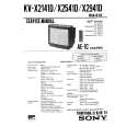 SONY KVX2141D Service Manual cover photo