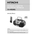 HITACHI CX45EBS Owner's Manual cover photo