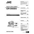 JVC GR-D650US Owner's Manual cover photo