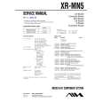 SONY XRMN5 Service Manual cover photo