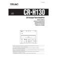 TEAC CRH130 Owner's Manual cover photo