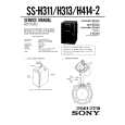 SONY SSH313 Service Manual cover photo