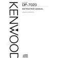 KENWOOD DP-7020 Owner's Manual cover photo